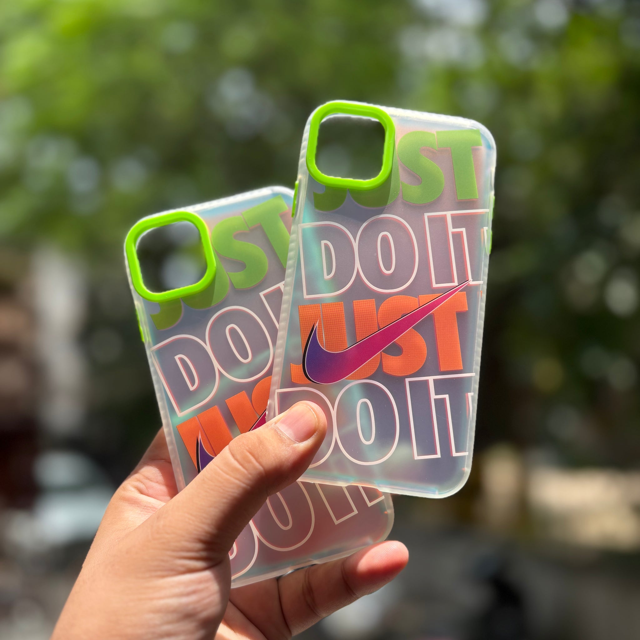 iPhone 3D fluorescent colour changing case (iPhone 12 Series)