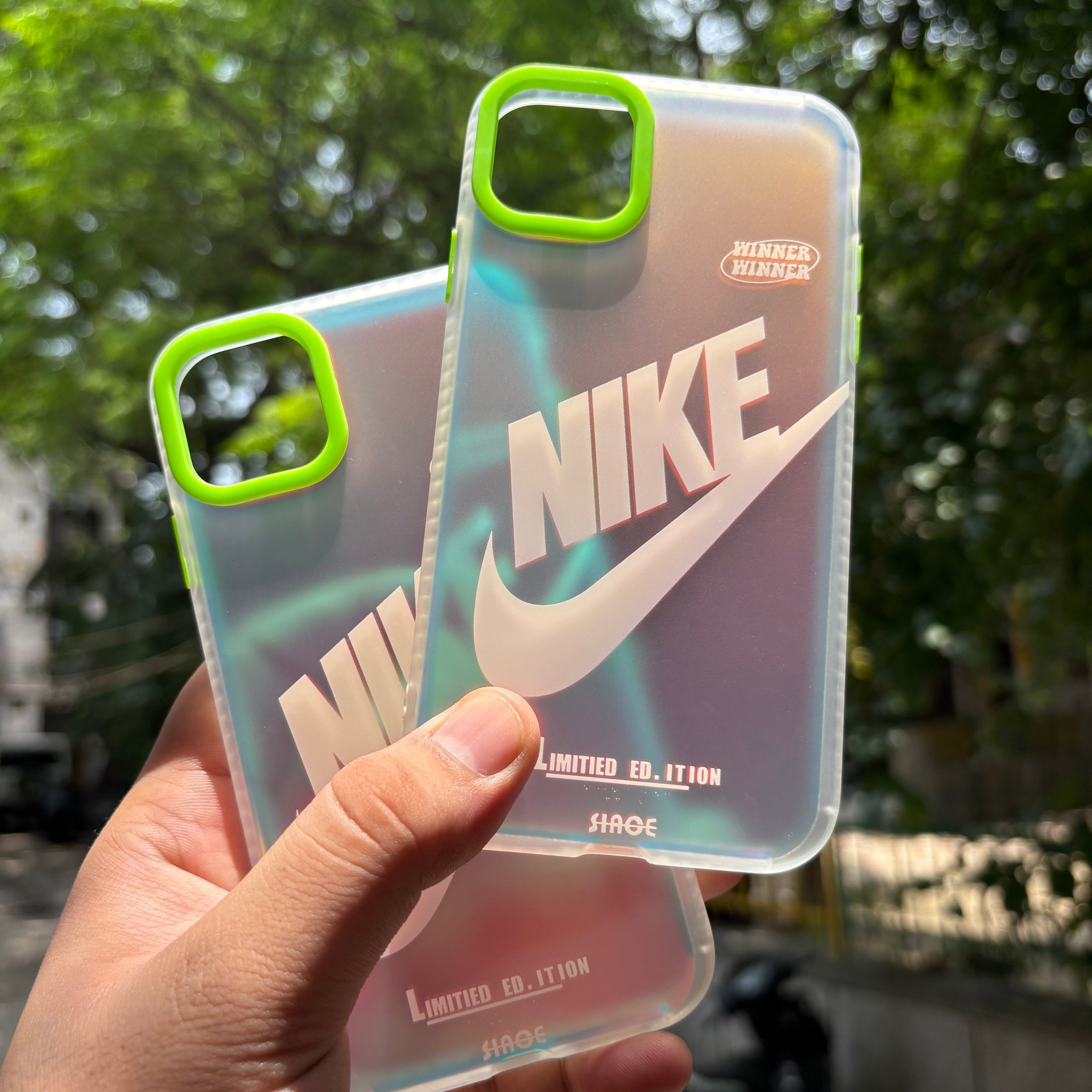 iPhone 3D fluorescent colour changing case (iPhone 12 Series)
