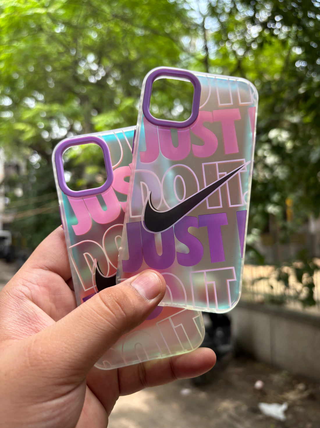 iPhone 3D fluorescent colour changing case (iPhone 11 Series)