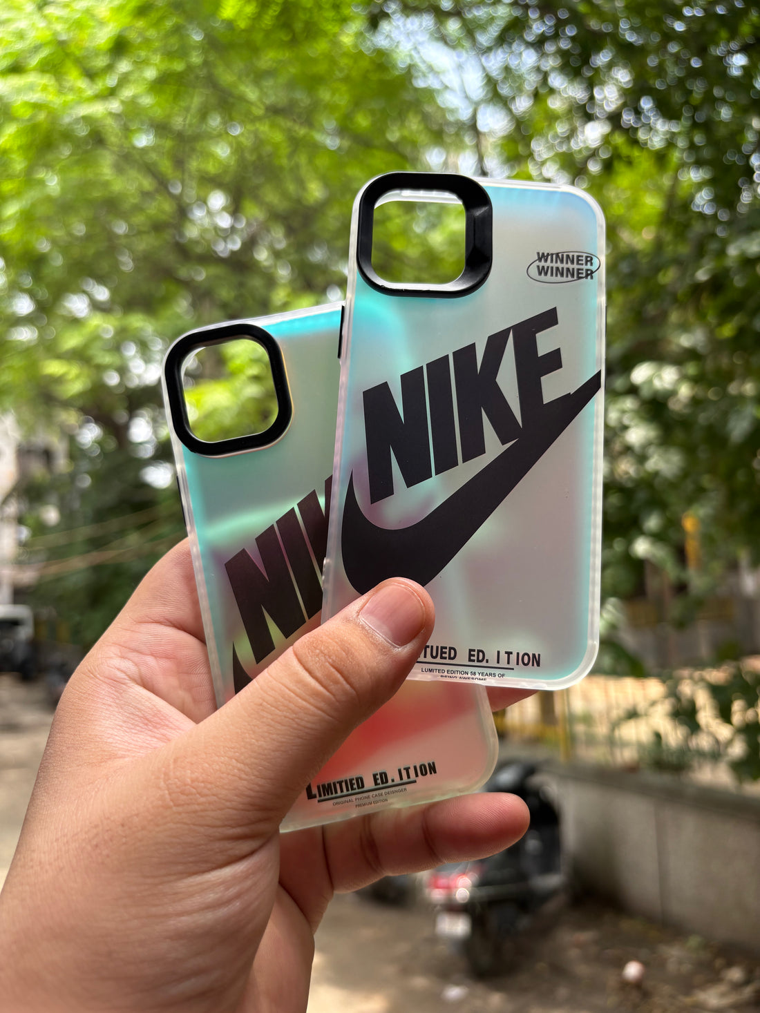 iPhone 3D Fluorescent Case - Black Tick (iPhone 11 Series)