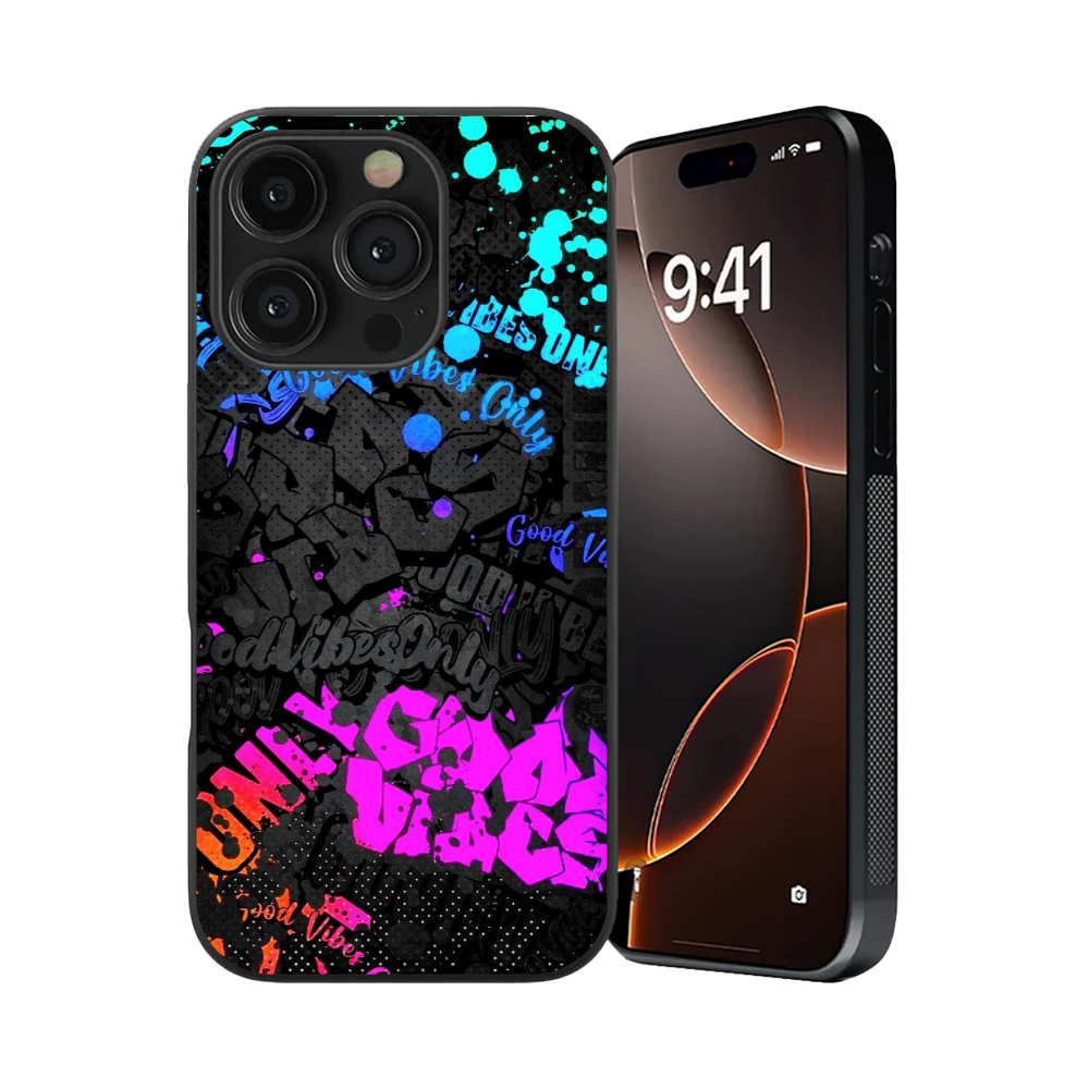 Good Vibes Neon Splatter