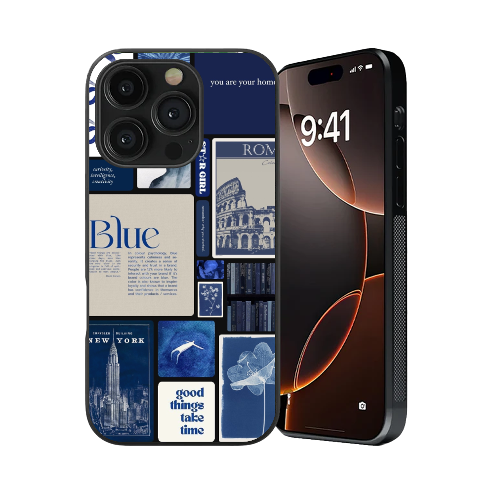 Blue Hour Collage Case 💙